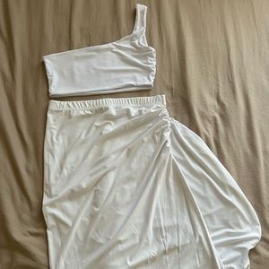 White Two Piece Set